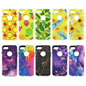 NP-103 iPhone 8G plus tres en uno funda con epoxy diseno
